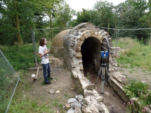 laser scanning Cyfarthfa Castle