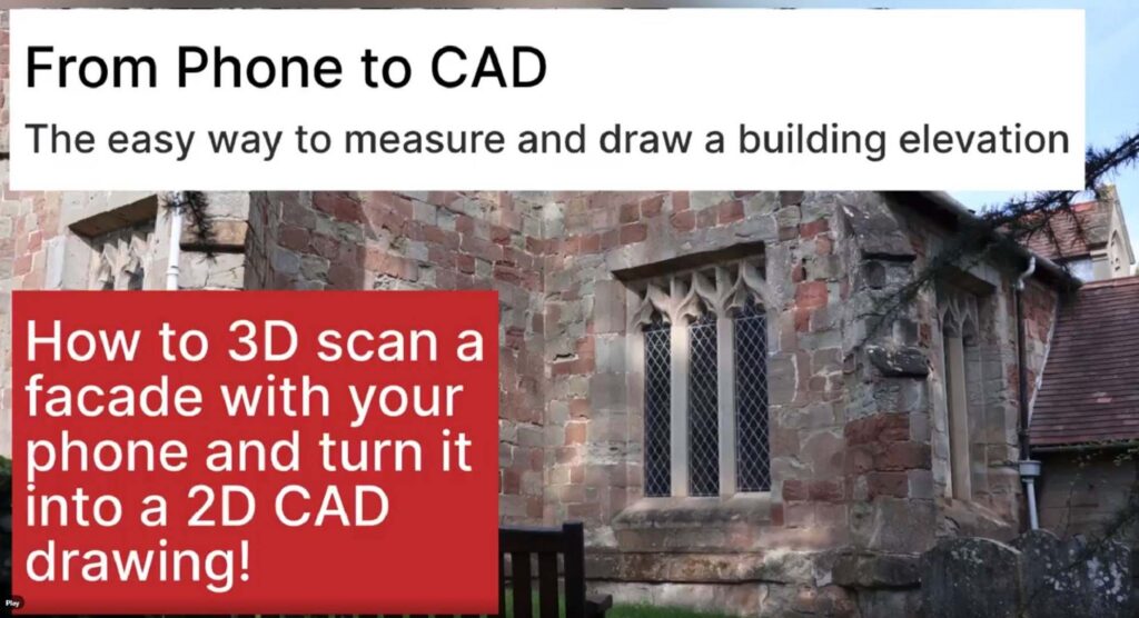 How to scan a building elevation with your phone