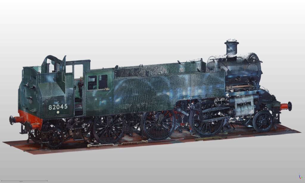 Point Cloud of the 8205 Steam Train
