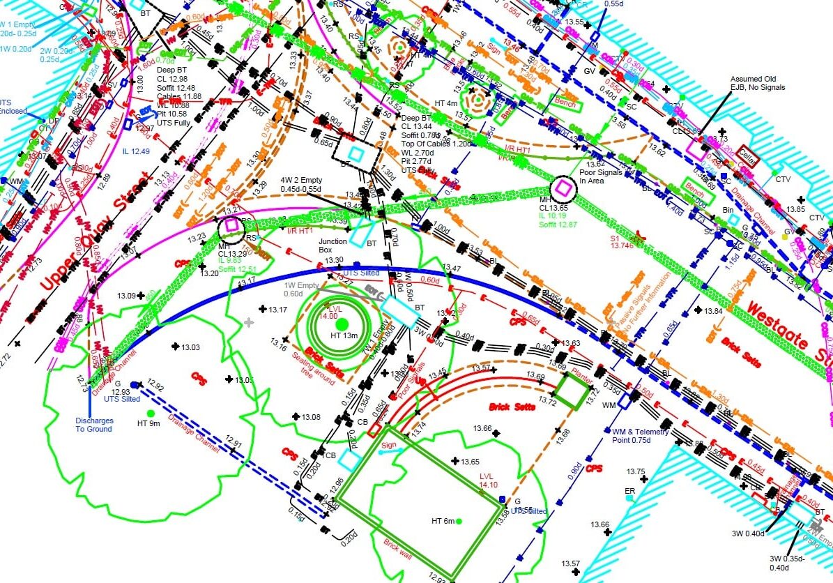 Topographical Survey with Utility Survey