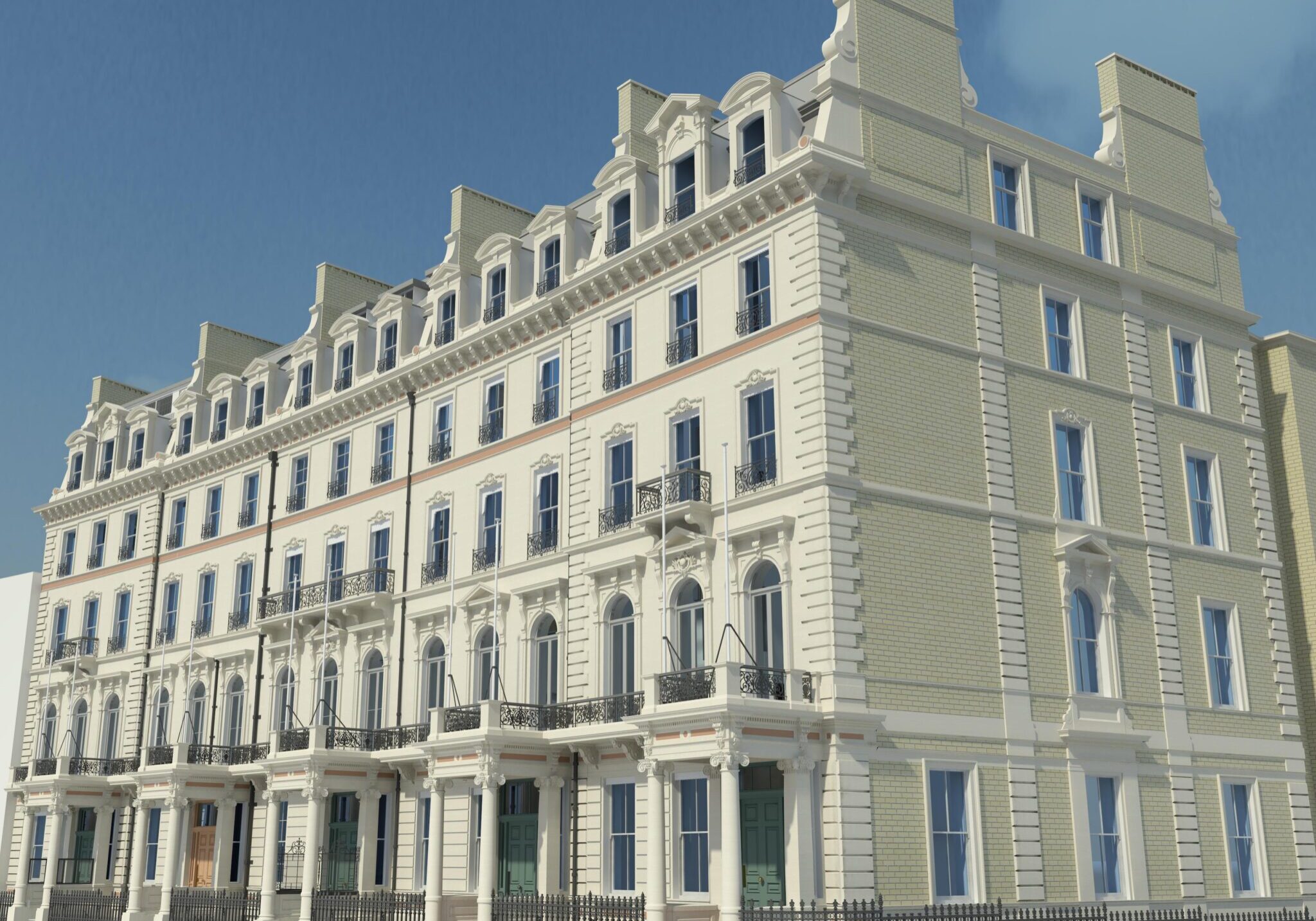 3d model of a listed building in Belgravia