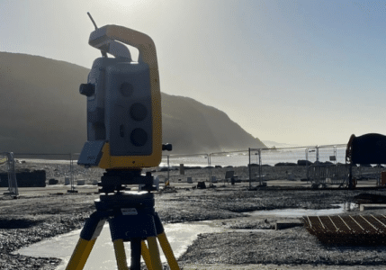 laser scan for topographical survey